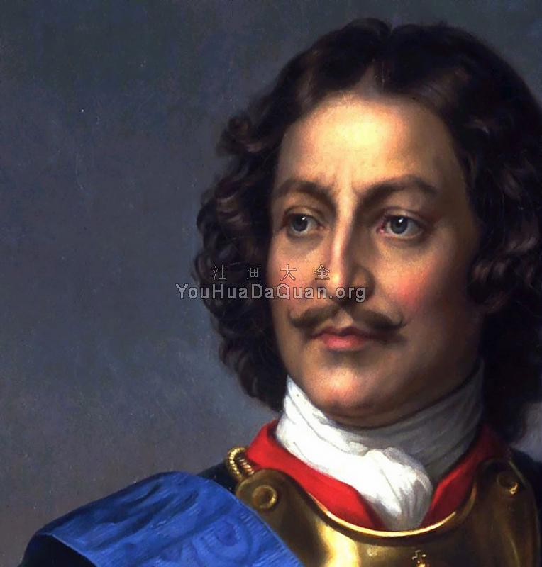 Peter the Great of Russia detail - 保罗·德拉罗什